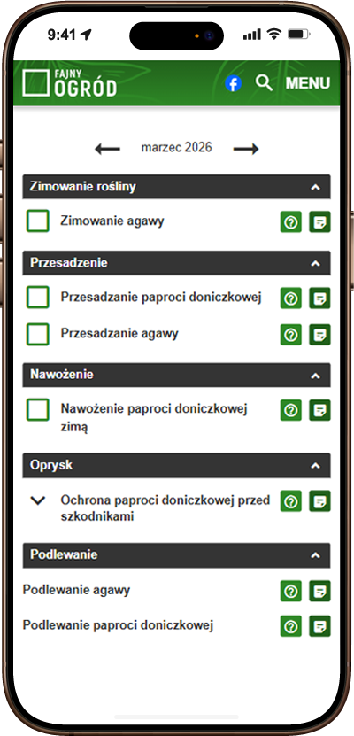 planer ogrodu mobile